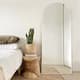 Modern Arched Mirror Full-length Floor Mirror with Standing