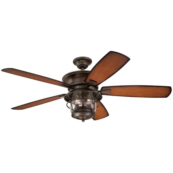 Westinghouse 7800000 Brentford 52" 5 Blade Hanging Indoor Ceiling Fan with Blades, Light Kit, and Down Rod Included