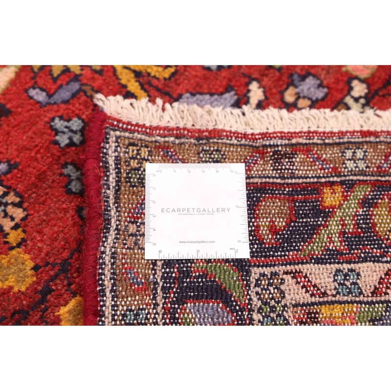 ECARPETGALLERY Hand-knotted Andelz Dark Red Wool Rug - 2'8 x 8'8