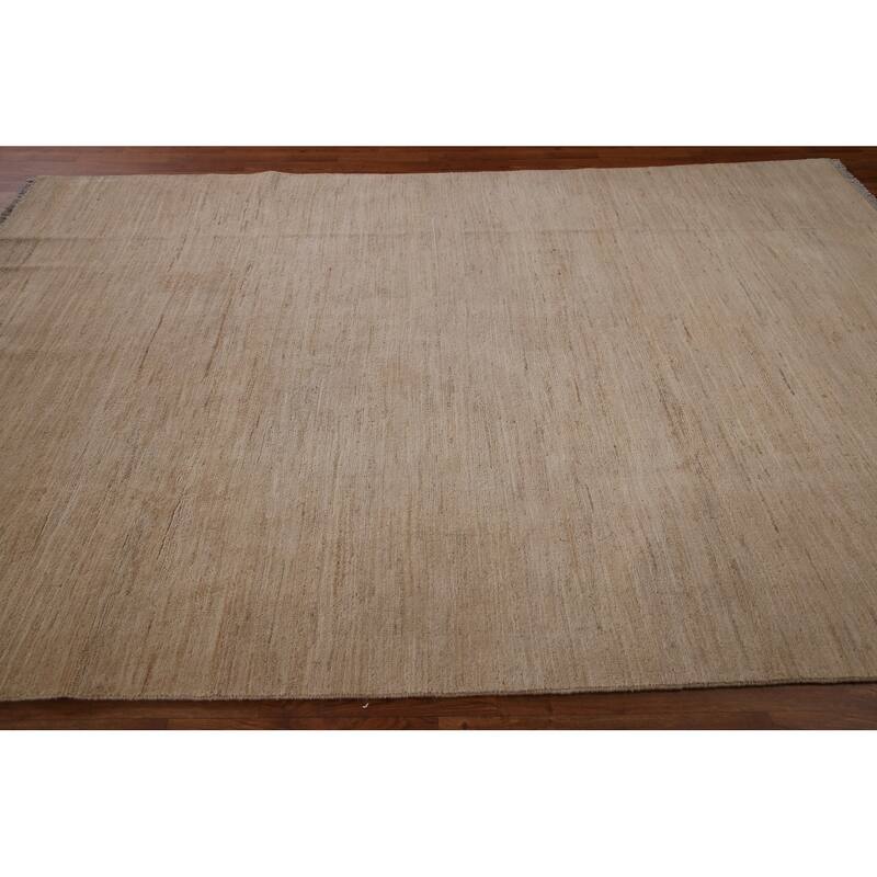 Gabbeh Kashkoli Oriental Area Rug Hand-knotted Wool Carpet - 6'7"x 9'6"