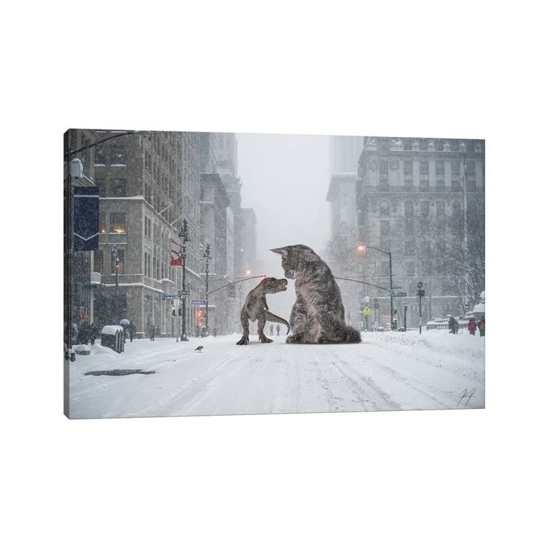 iCanvas "Flirting" by Kathrin Federer Canvas Print