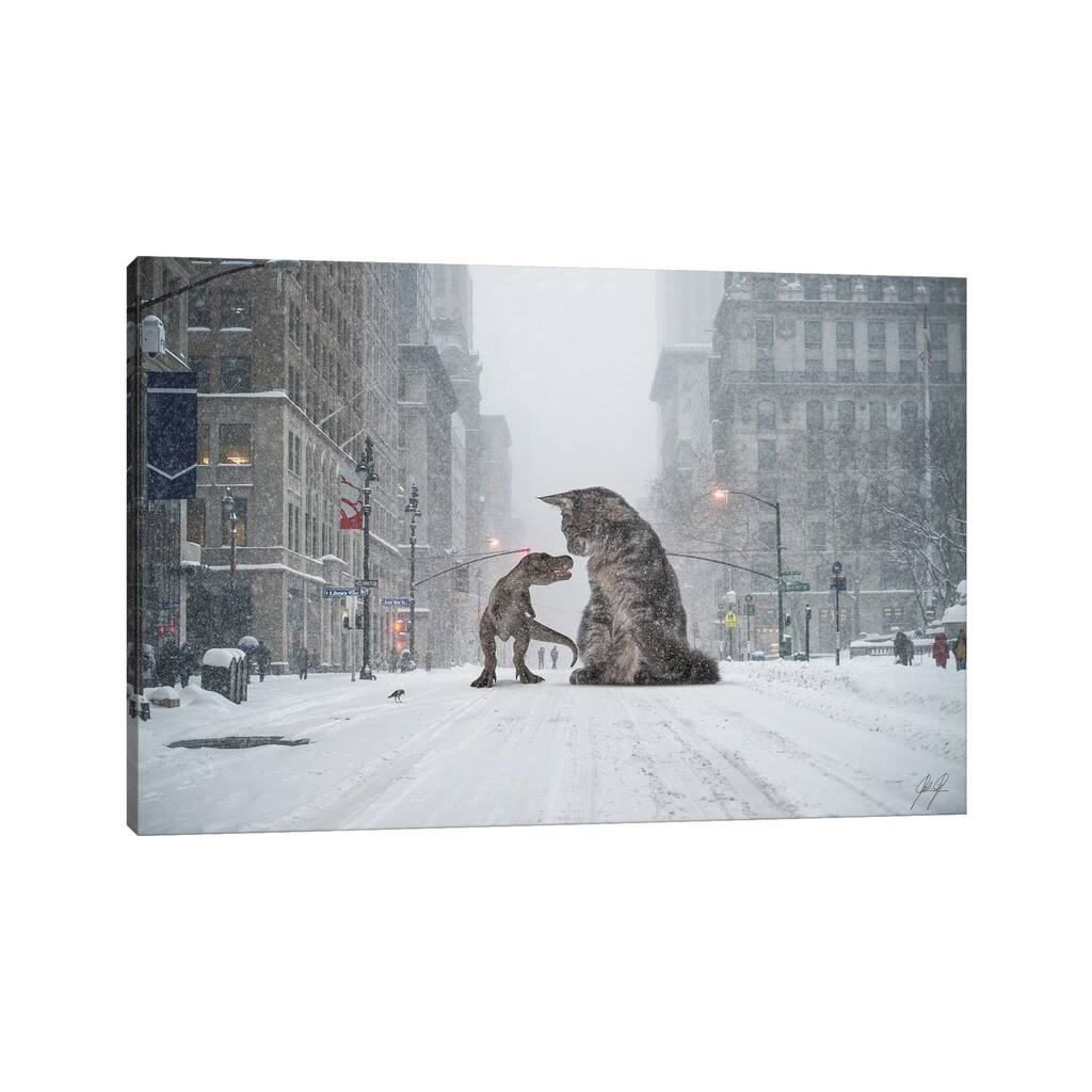 iCanvas "Flirting" by Kathrin Federer Canvas Print