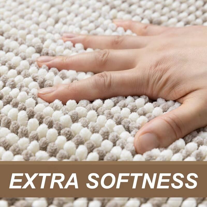 Ombre Chenille Non-Slip Bath Rug