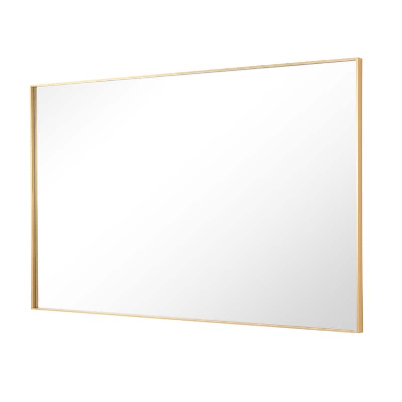 Modern Rectangle Framed Bathroom Vanity Mirror Accent Wall Mirror