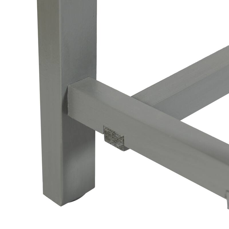 StyleCraft Mabel Slatted Utility Bench - 11.8" D x 42" W x 18" H