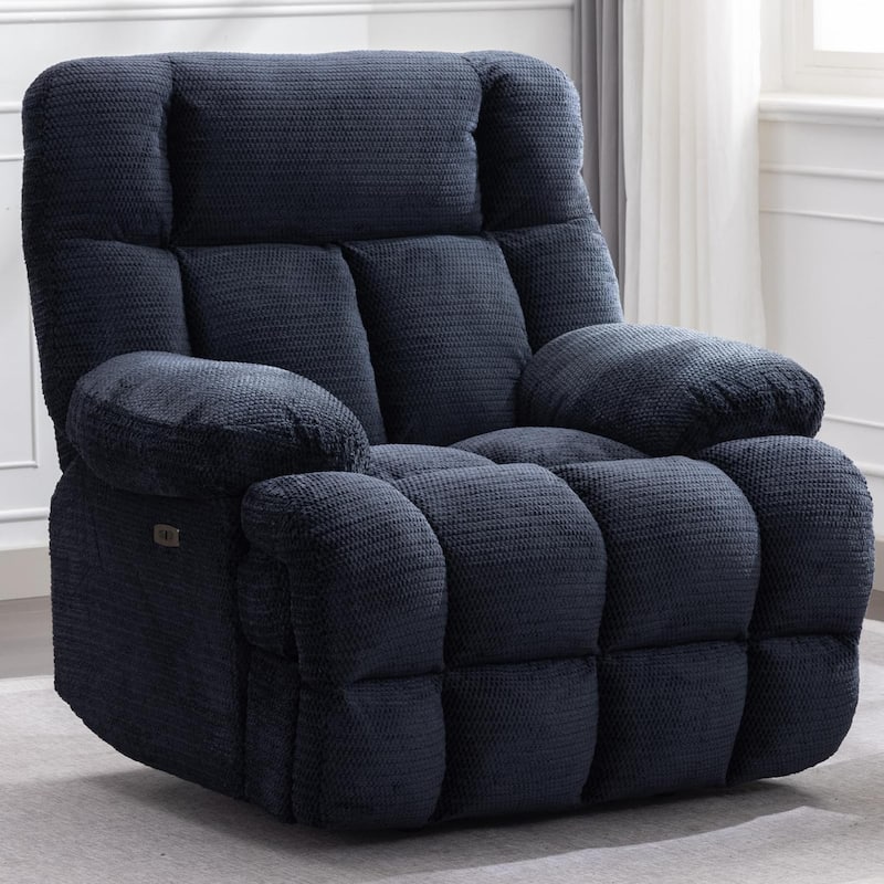 Power Oversized Recliner,Zero Gravity Big Man Extra Large Recliner Chair for Living Room with USB Port 43"L*39"W*43"H