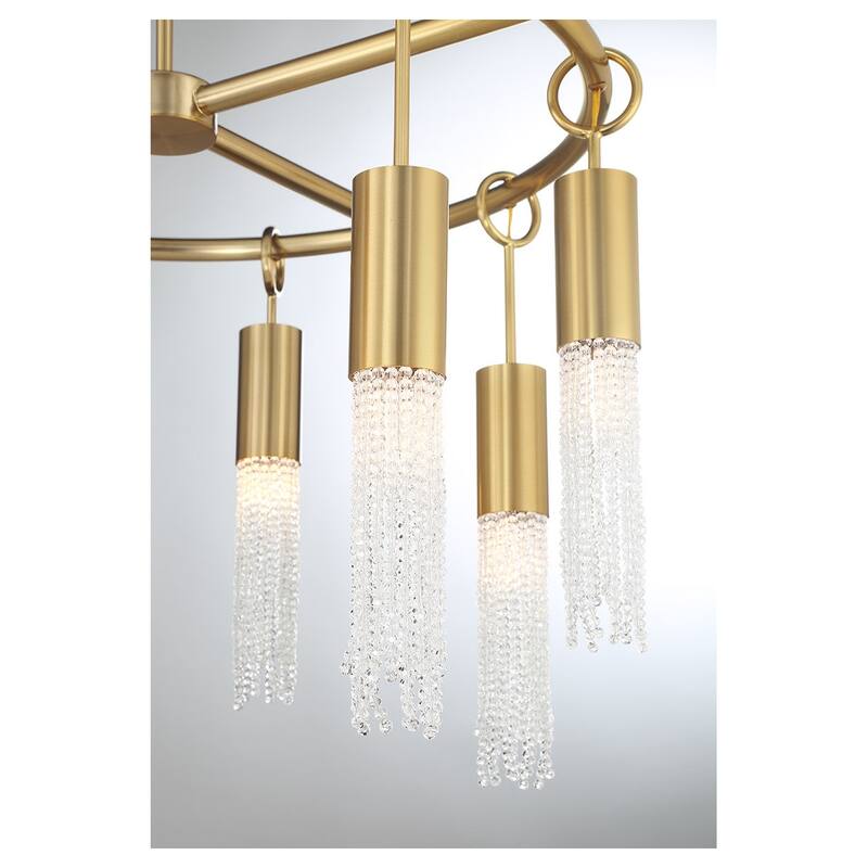 Savoy House 1-1366-8 Chelsea 8 Light 28" Wide Beaded Ring Chandelier