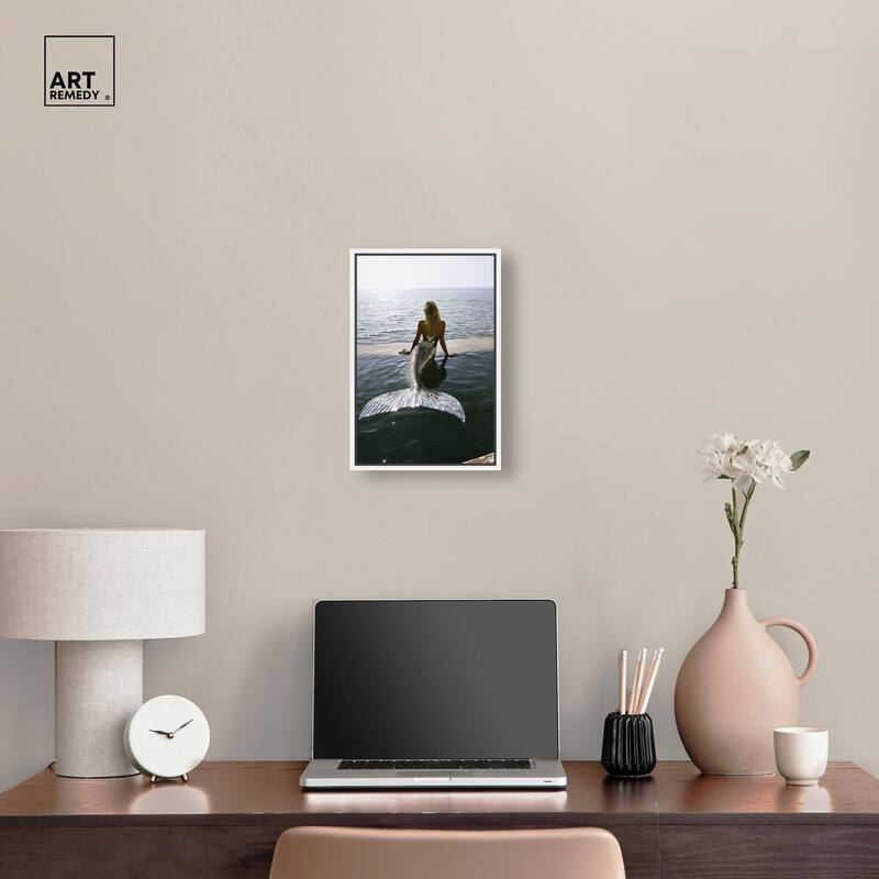 Mermaid Noon Canvas by Art Remedy