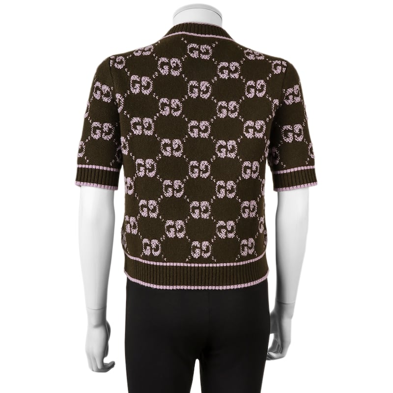 Gucci GG Wool Boucle Jacquard Top