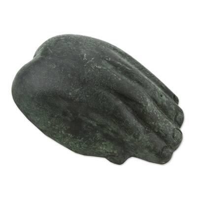Novica Handmade Antiqued Hand Bronze Bottle Opener