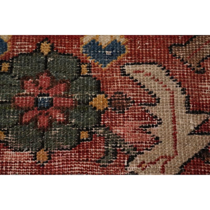 Hand Knotted Oriental 100% Wool Carpet Traditional All-Over Beige & Ivories Sultanabad Area Rug - 17' 2'' X 11' 7''