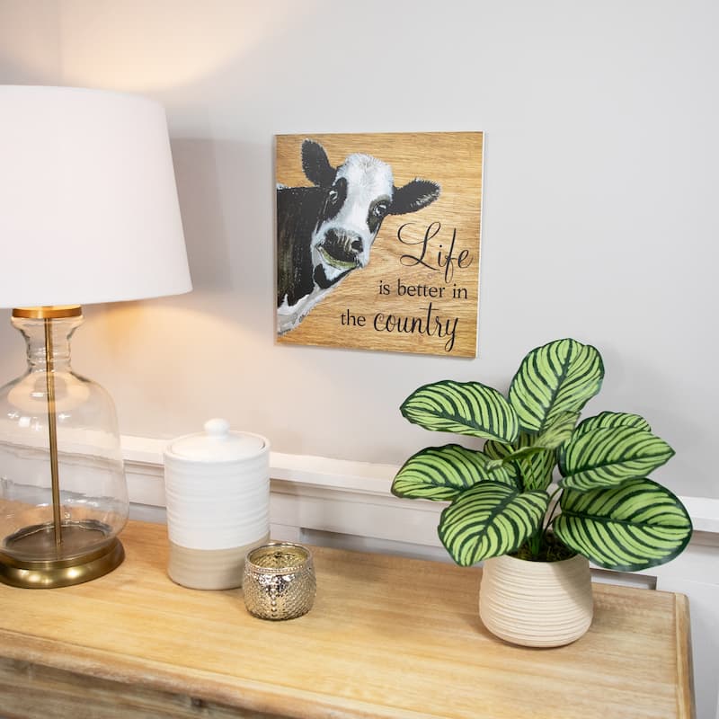Life is Better in the Country Wall Decoration - 12"