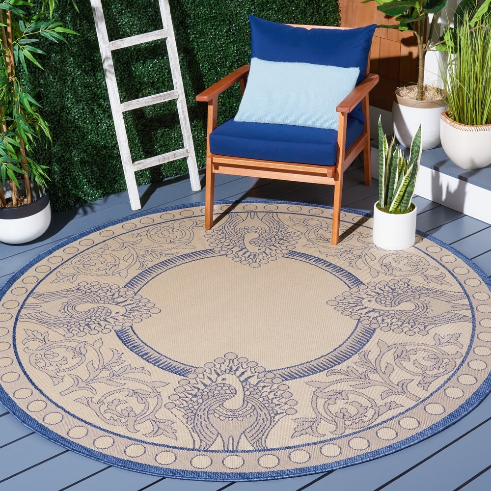 SAFAVIEH Courtyard Kitija Indoor/ Outdoor Waterproof Patio Backyard Rug