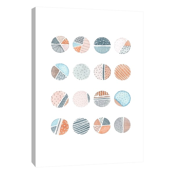 PTM Images 9-105595 PTM Canvas Collection 10" x 8" - "Quilted Spheres 1" Giclee Patterns and Designs Art Print on Canvas