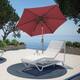 7.5Ft Patio Market Umbrella with Crank and Tilt