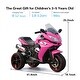 preview thumbnail 14 of 15, Kids Ride-On Motorcycle with Lighting Wheels, 12V Electric Toy with Music, LED Lights, Realistic Sounds, for Boys