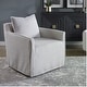 preview thumbnail 5 of 3, Uttermost 23658 Avila 28"W Contemporary Boucle Slipcover Swivel Accent