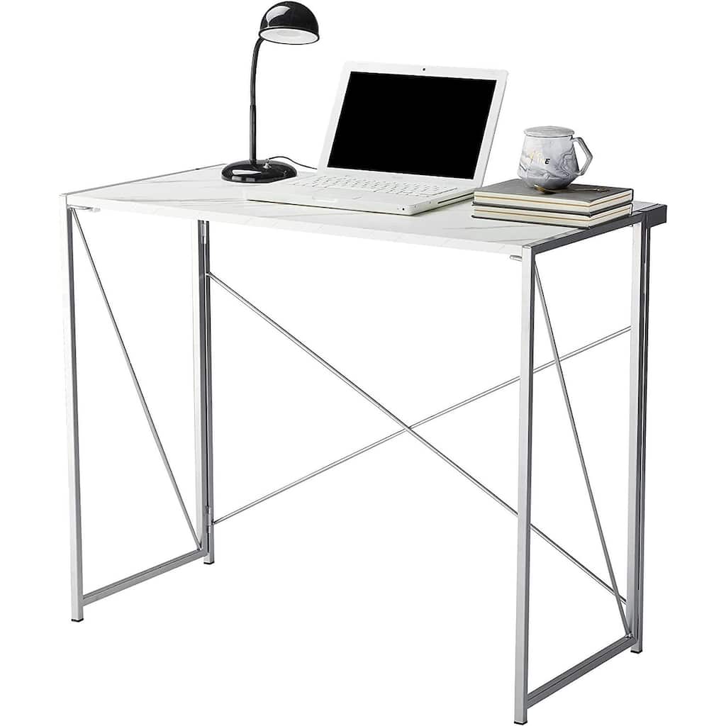 Urban Shop No Tools Assembly Foldable Computer Desk
