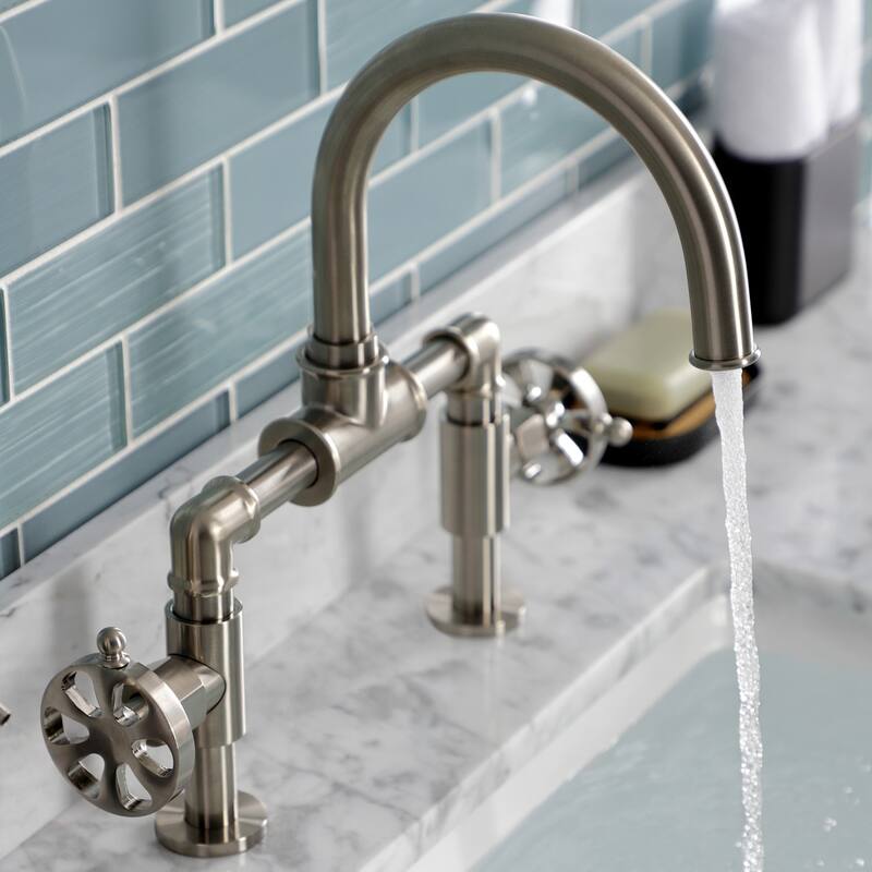 Kingston Brass Belknap Bridge Bathroom Faucet