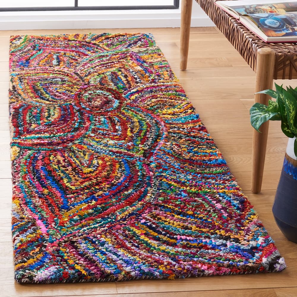 SAFAVIEH Handmade Nantucket Arnie Contemporary Cotton Rug