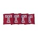 preview thumbnail 1 of 1, Temple University Owls Red Cornhole Bags All-Weather Resin Filled