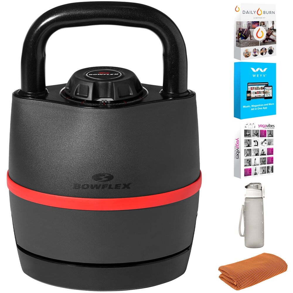 Bowflex SelectTech 840 Kettlebell 8 40 lbs with Fitness Bundle Black Bed Bath Beyond 39296207