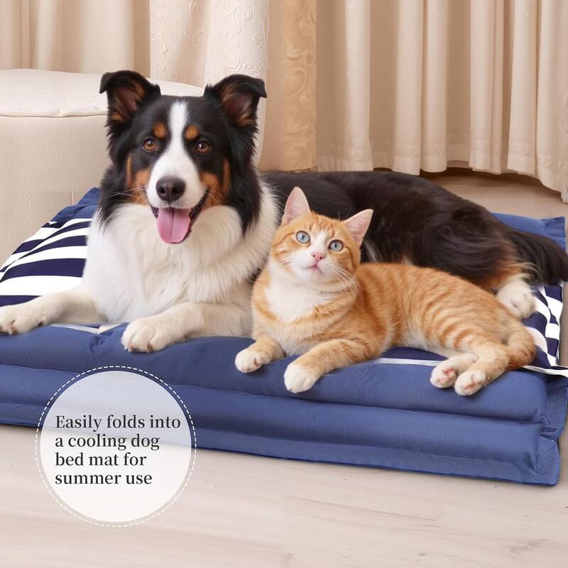 WOWMAX Calming Dog Bed For Medium Size Dogs, With Removable Washable Cover, Anti Anxiety Dogs Beds, With Non Slip Bottom
