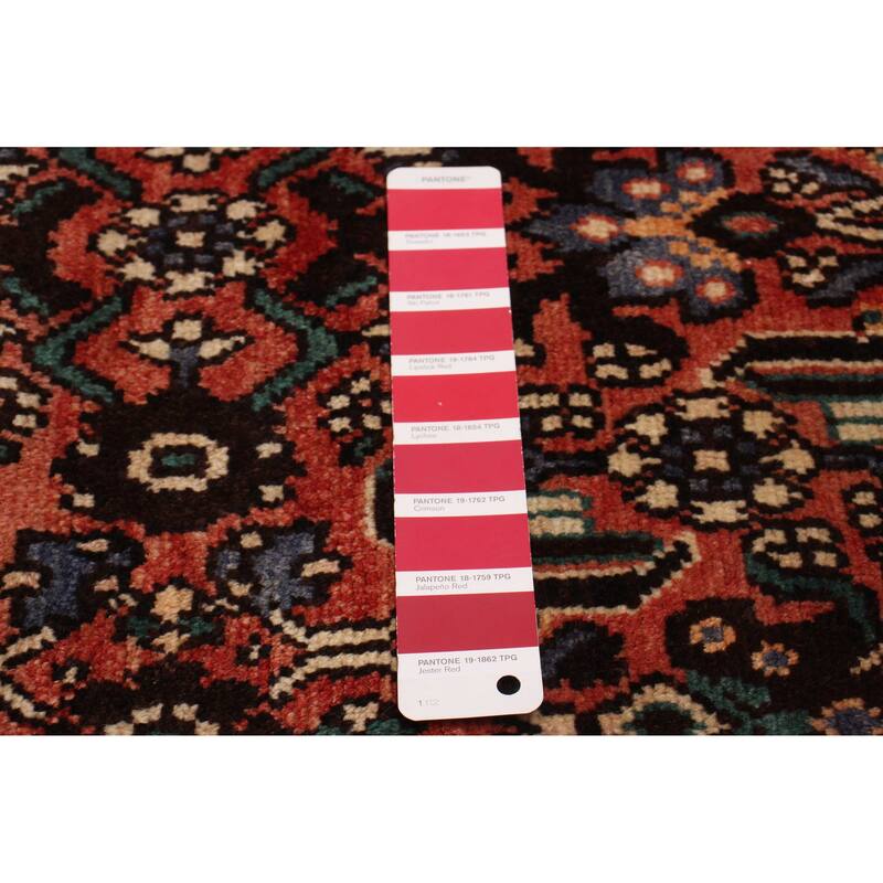 ECARPETGALLERY Hand-knotted Andelz Red Wool Rug - 3'8 x 9'10