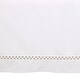 preview thumbnail 1 of 1, Lambs & Ivy Signature White Organic Cotton Crib Skirt/Dust Ruffle