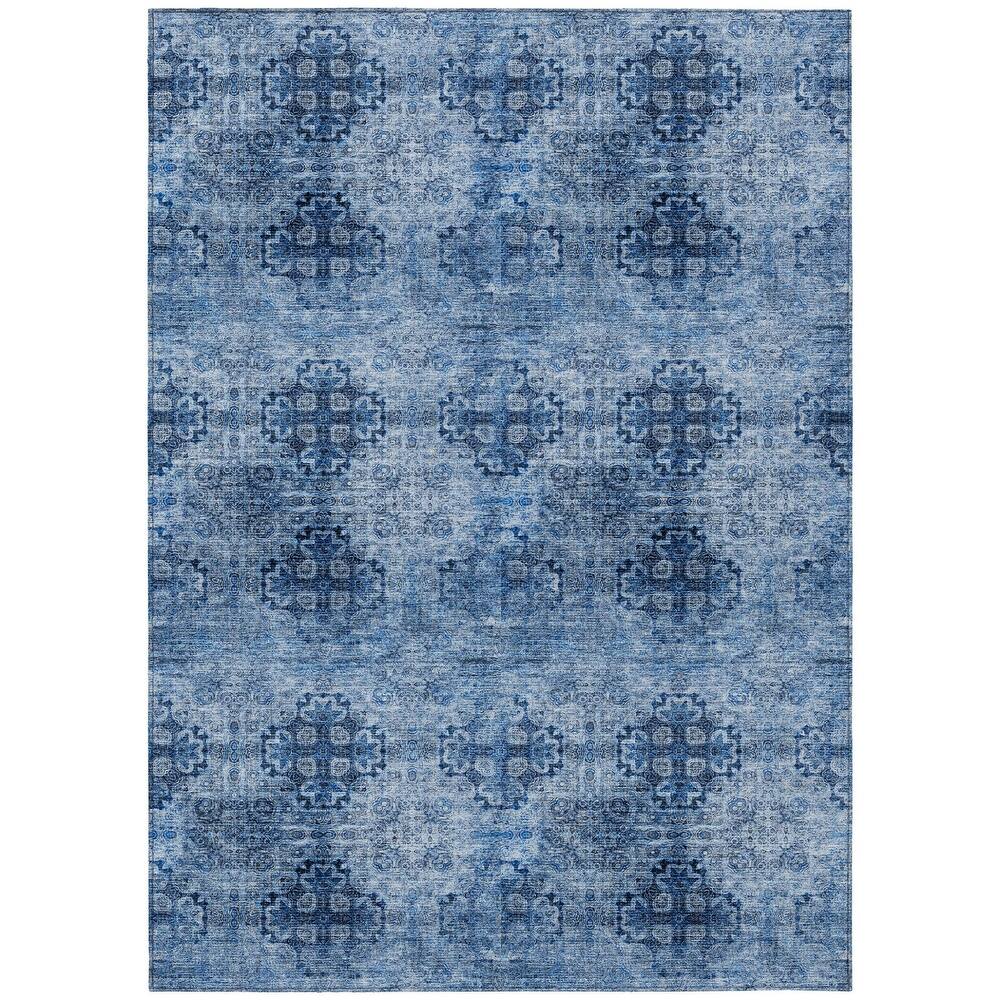 Alvafi Garden-Inspired Weather Resistant Classic Meets Modern Outdoor Rug