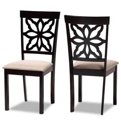 Samwell Modern and Contemporary 2-piece Dining Chair Set