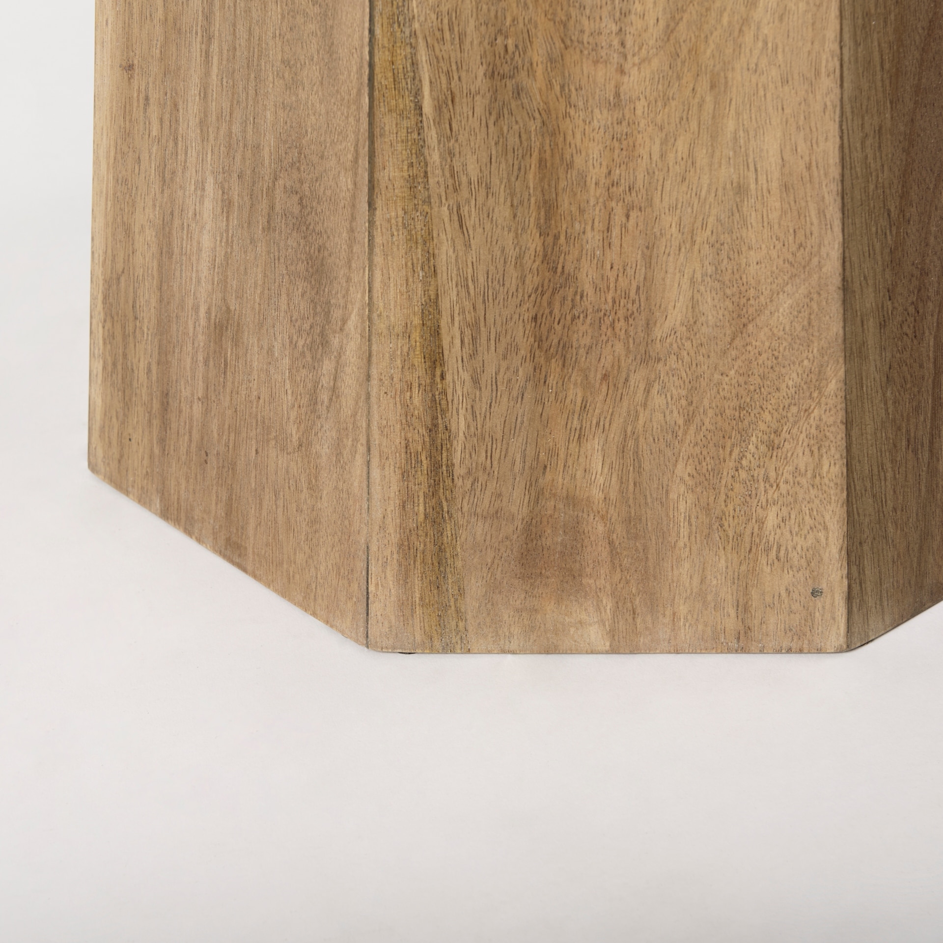 Maxine Hexagonal Wood Foyer Table - Stylish Entryway