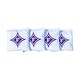 preview thumbnail 1 of 1, Furman University White Cornhole Bags All-Weather Resin Filled