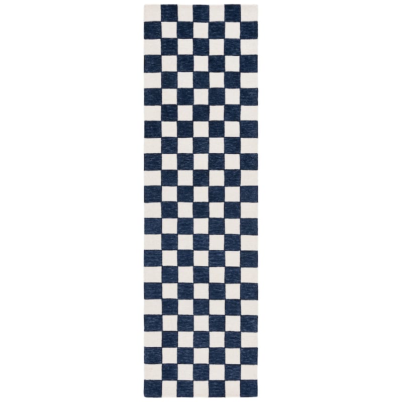 SAFAVIEH Handmade Martha Stewart Collection Berthild Checkered Wool Rug