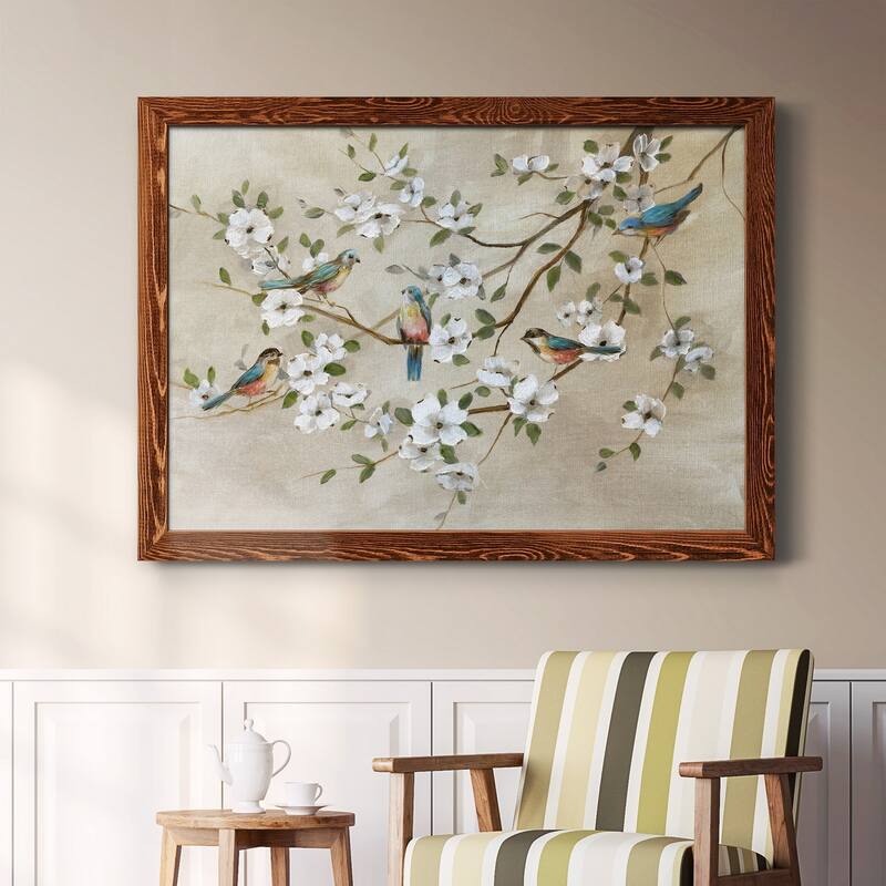 Birds of a Feather-Premium Framed Canvas - Ready to Hang