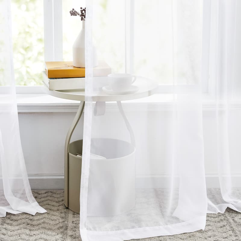 Deconovo Sheer Voile Curtain (2 Panel)