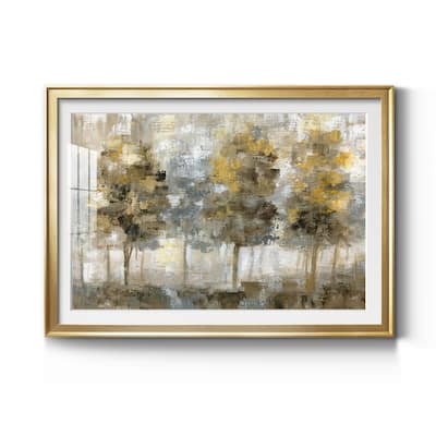 Linen Trees Premium Framed Print - Ready to Hang