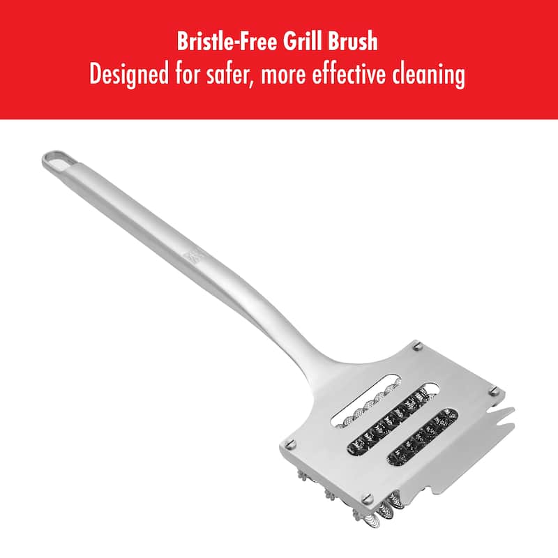ZWILLING BBQ Stainless Steel Bristle Free Grill Brush - 1 unit