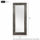 preview thumbnail 25 of 38, Rustic Wood Freestanding Full-length Floor Mirror