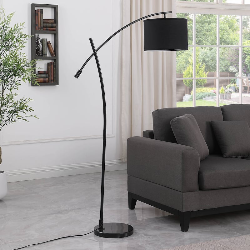 65 In. Oscar Pendilum Style Metal Floor Lamp