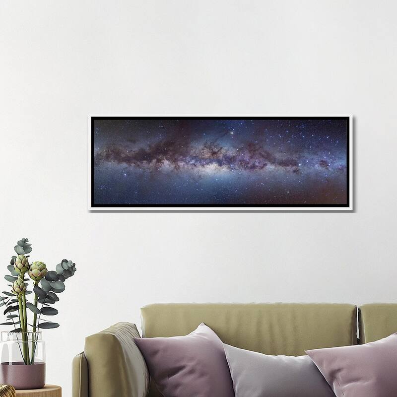 iCanvas "Panorama View Of The Center Of The Milky Way" by Alan Dyer Framed Canvas Print