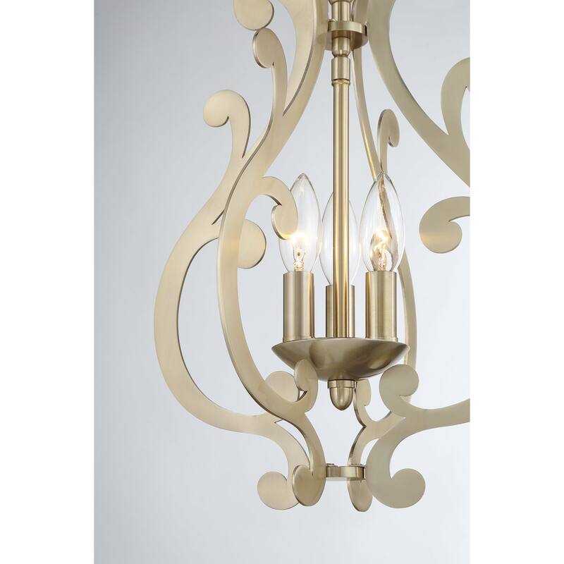 Savoy House 7-6095-3 Lombard 3 Light 12" Wide Taper Candle Style