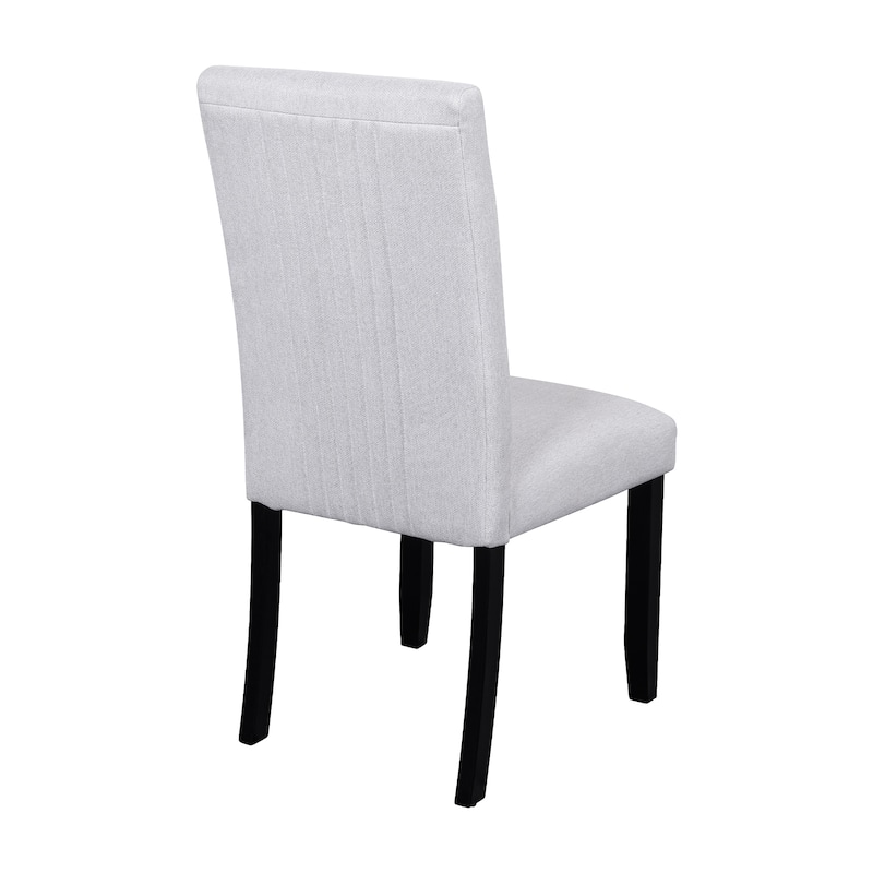 Round Dining Table Sets with Cross Base and 4 Dining Chairs, Set of 5