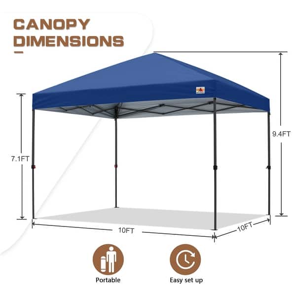 dimension image slide 7 of 26, ABCCANOPY Durable Easy Pop up Canopy Tent Outdoor canopy tent
