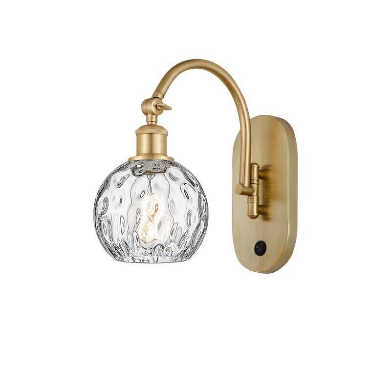 Innovations Lighting Ballston Athens Water Glass 6" - 1 Light 6" Sconce - Arm Swivels Side To Side