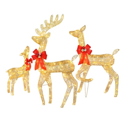 Courtyard Family Elk Decoration
