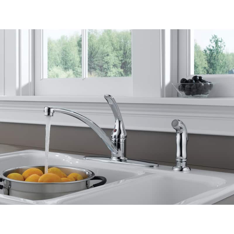 Delta Foundations Kitchen Faucet with Side Spray