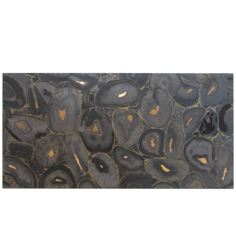 Onira 24x48 Black Gold Porcelain Large Format Volcanic Agate Wall Tile (15.5 sq ft/case) - 2 Pack