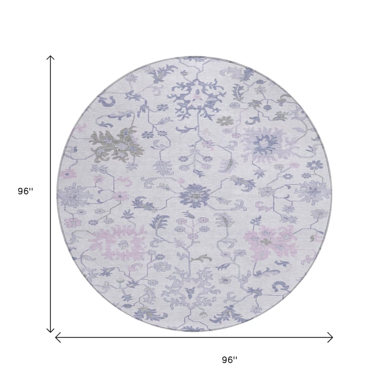 HomeRoots Floral Transitional Rectangle Outdoor Rug