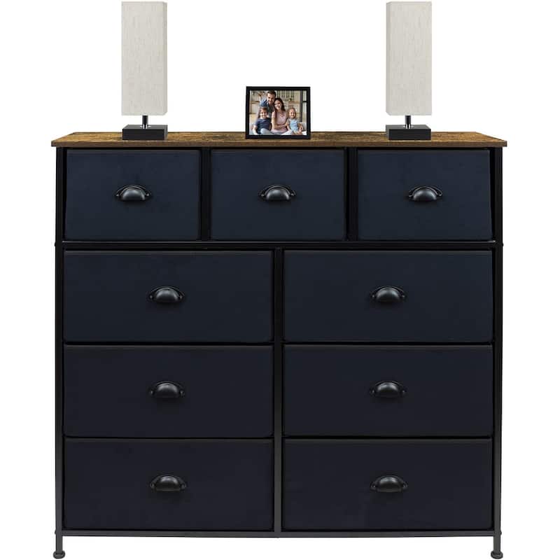 Dressers for Bedroom with 9 Drawers, Chest of Drawers for Bedroom